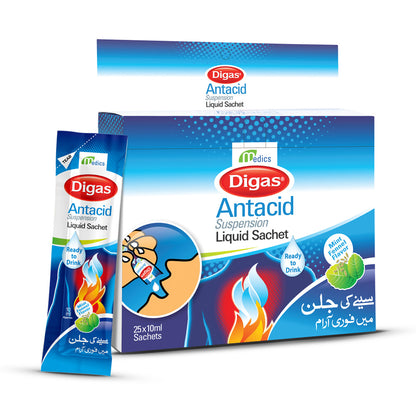 Digas Antacid Suspension Sachet
