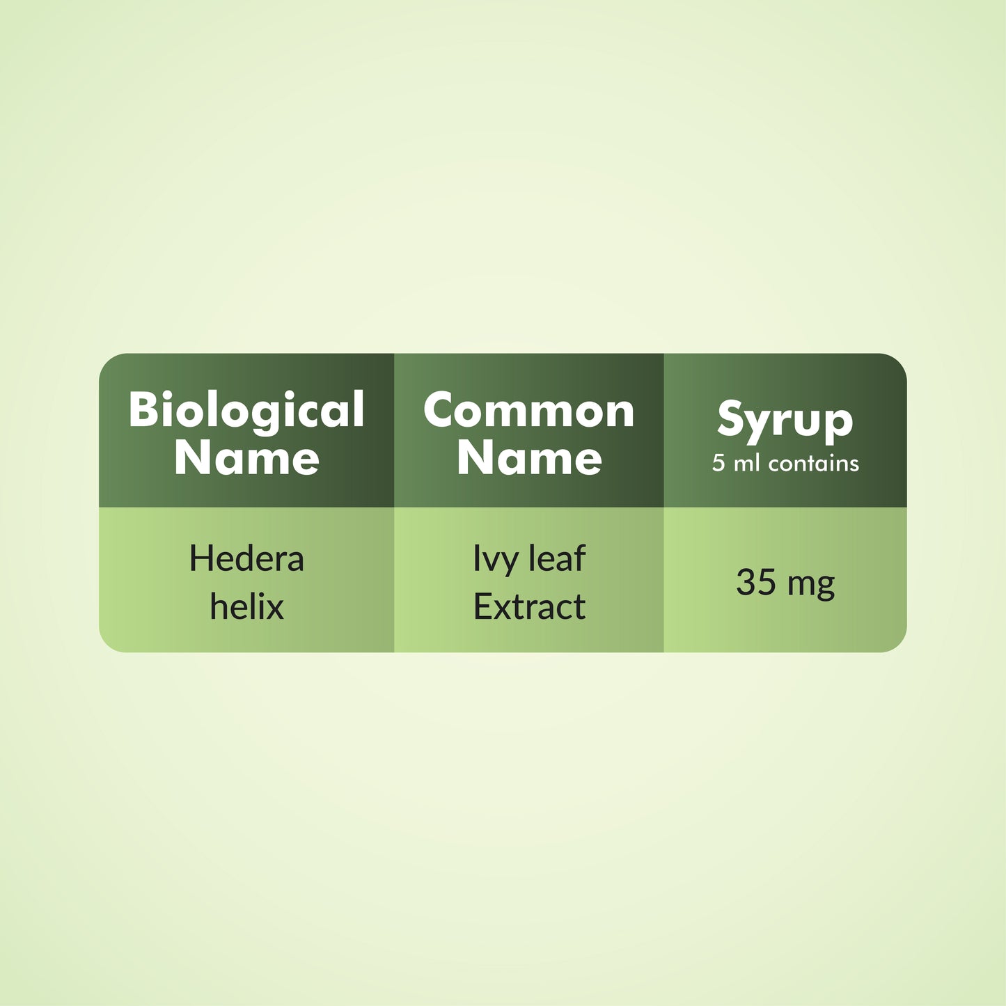 Ivy Cough Syrup