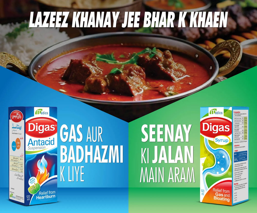 antacid suspension and digas syrup